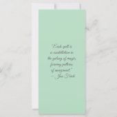 Carte Create Your Own Happy Daisy Elephant Bookmark Card (Dos)