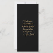 Carte Create Your Own Moon Phases Bookmark Card (Dos)