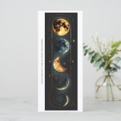 Carte Create Your Own Moon Phases Bookmark Card (Debout devant)