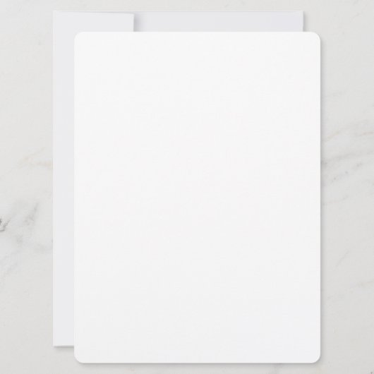 Carte Create Your Own white  (Dos)