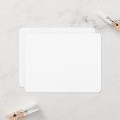 Carte  Create your own white (Devant/Arrière en situation)