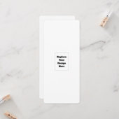 Carte Create Your Own white (Devant/Arrière en situation)