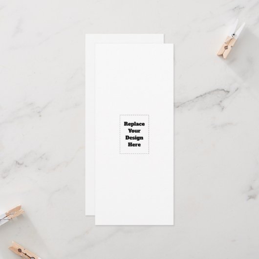 Carte Create Your Own white  (Devant/Arrière en situation)