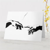 Carte Création d'Adam (Fleur jaune)