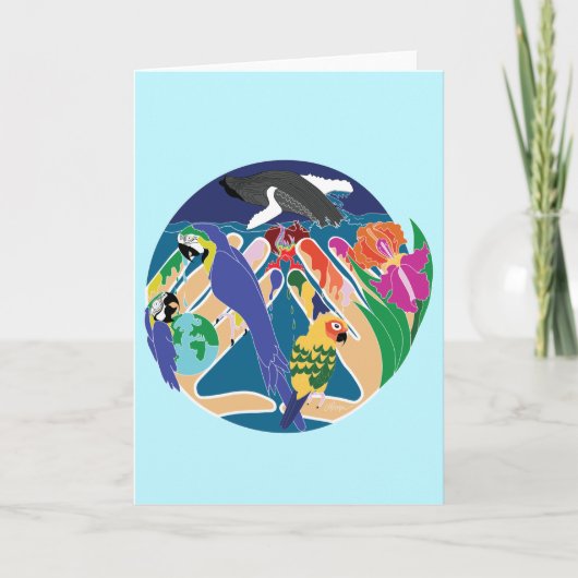 Carte Création tropicale (Devant)