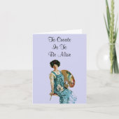 Carte Creative Artist Note (Devant)