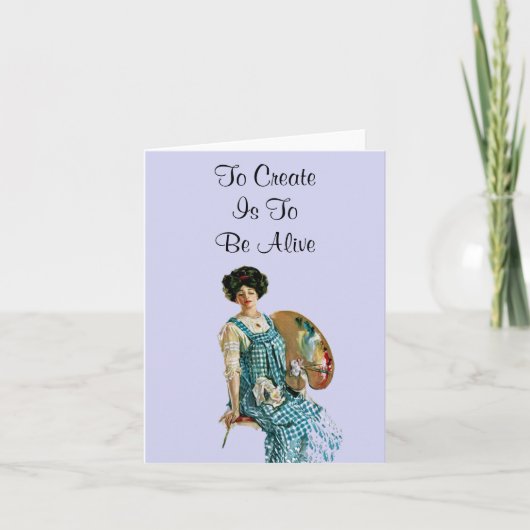 Carte Creative Artist Note (Devant)