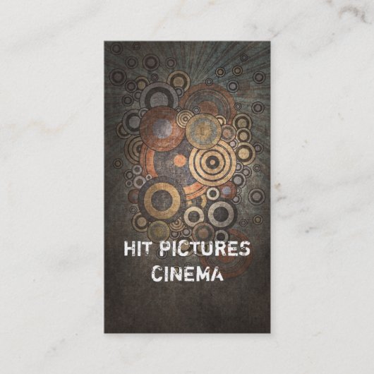 Carte créative de verticale d'affaires de peines (Devant)