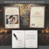 Carte Creative Photo Storybook for Husband Anniversary