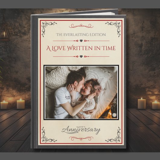 Carte Creative Photo Storybook for Husband Anniversary