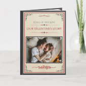 Carte Creative Storybook Photo Husband Valentine’s Day (Devant)