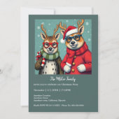 Carte Créatures de Noël déguisées (Devant)