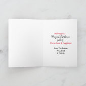 Carte Créatures en bois mignonnes Noël à thème (Intérieur)