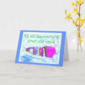 Carte Créatures grandes et petites (Fleur jaune)