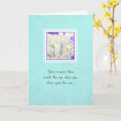 Carte Créatures marines Goniopora Corail sur Aqua (Fleur jaune)