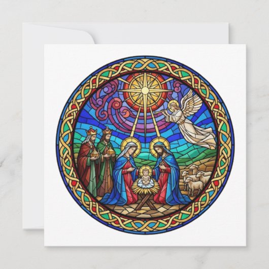 CARTE CRÈCHE DE NOËL (Devant)