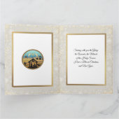 Carte Crèche "Joyeux Noël & Bonne Année" (Intérieur)