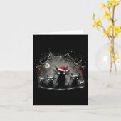 Carte Creepy Gothic Christmas Axolotl Aesthetic Horror N (Fleur jaune)