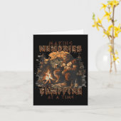 Carte Créer des souvenirs un feu de camp à la fois Bigfo (Fleur jaune)