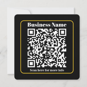 Carte Créer un code QR d'entreprise instantanément scann