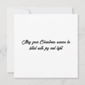 Carte Créer vos propres 4 photos Noël de famille (Dos)