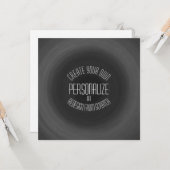 Carte Créer votre propre - Conception personnalisée (Devant/Arrière en situation)