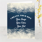 Carte Créer votre propre Customisé (Fleur jaune)