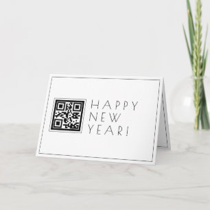 Carte Créez instantanément un code QR Nouvel An Stylé