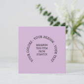 Carte Créez les vôtres (Debout devant)