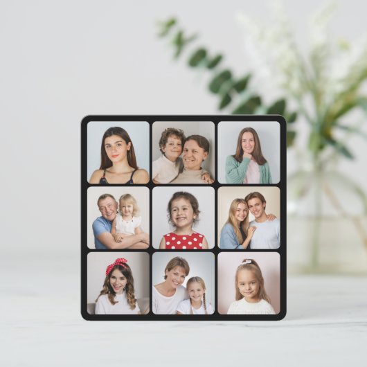 Carte Créez vos propres angles ronds 9 Photo Collecte Ca (Debout devant)