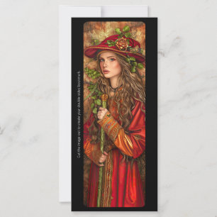 Carte Créez votre nouveau Signet de sorcière Red Nature
