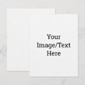 Carte Créez votre propre  (Devant / Derrière)