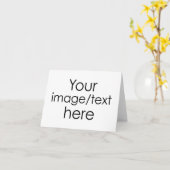 Carte Créez votre propre (Fleur jaune)