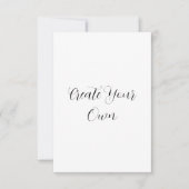 Carte Créez votre propre (Devant)