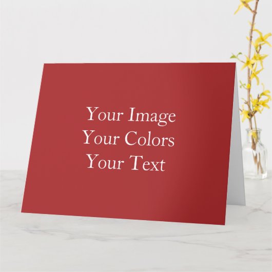 Carte Créez votre propre (Fleur jaune)