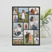 Carte Créez votre propre 11 photo Collage de voeux (Debout devant)