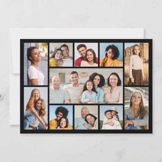 Carte Créez votre propre 11 photo Collage de voeux (Devant)