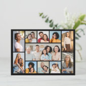 Carte Créez votre propre 11 photo Collage de voeux (Debout devant)
