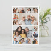 Carte Créez votre propre 14 Collage de photos (Debout devant)