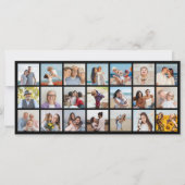 Carte Créez votre propre 21 photo Collage couleur modifi (Devant)