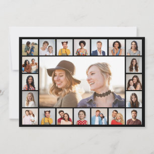 Carte Créez votre propre 21 photo Collage couleur modifi