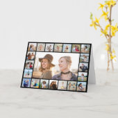 Carte Créez votre propre 21 photo Collage couleur modifi (Fleur jaune)