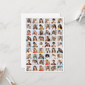 Carte Créez votre propre 54 photo Collage de voeux (Devant/Arrière en situation)