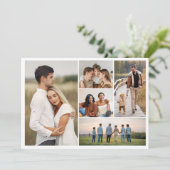 Carte Créez votre propre 5 photo Collage de voeux (Debout devant)