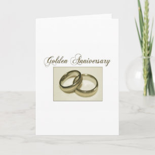 Carte Créez votre propre anniversaire de mariage doré