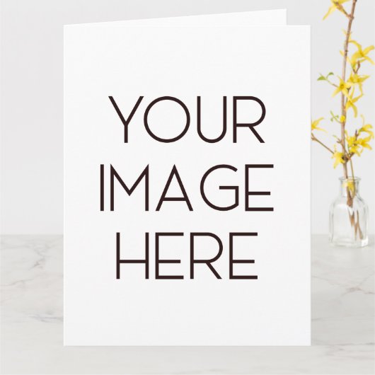 Carte Créez Votre Propre Assiette En Papier (Fleur jaune)