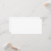 Carte Créez votre propre blanc (Devant/Arrière en situation)