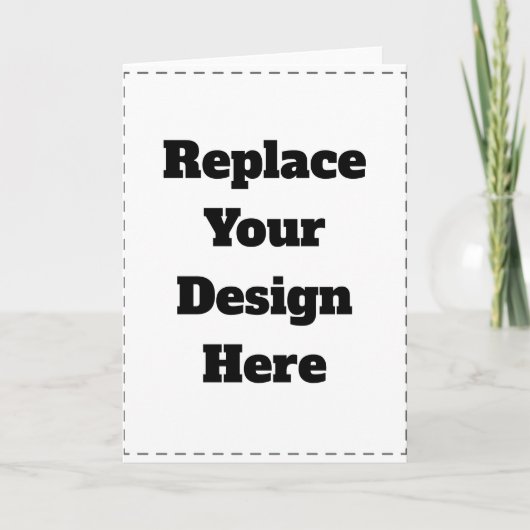 Carte Créez votre propre blanc  (Devant)