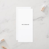 Carte Créez votre propre blanc (Devant/Arrière en situation)