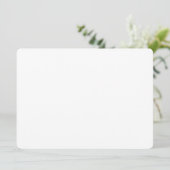 Carte Créez votre propre blanc (Debout devant)